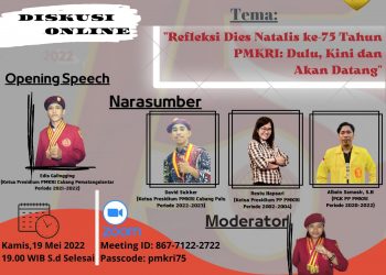 Flyer kegiatan diskusi online PMKRI Cabang P. Siantar. (Sumber : PMKRI Cabang P. Siantar)