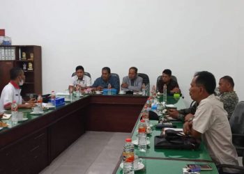 RDP Komisi IV DPRD Simalungun dengan Dinas Pendidikan Kabupaten Simalungun. (Foto: Wahanainfo)