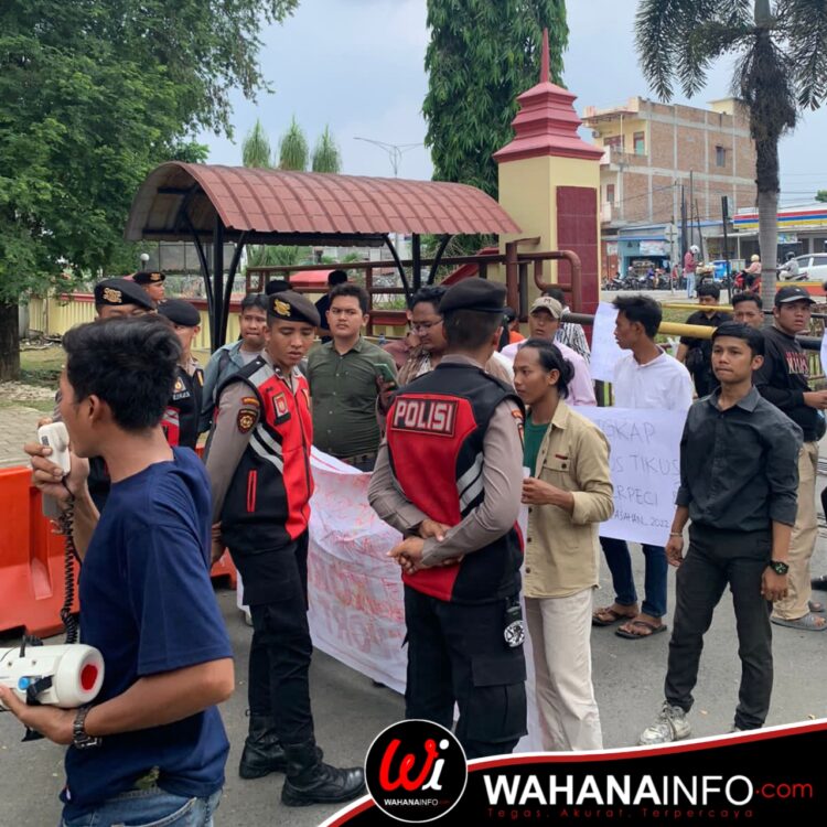 Aksi Unjuk Rasa Gerakan Pemuda Mahasiswa Sumatera Utara Se-jabodetabek (GPMSU) Di Depan Markas Kepolisian Daerah Sumatera Utara (Mapoldasu) Dan Kejaksaan Tinggi Sumatera Utara (Kejatisu)