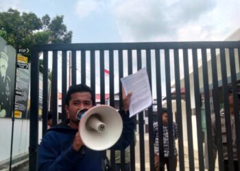 Jaringan Aktivis Mahasiswa (JAM) Lakukan Aksi Unjuk Rasa Di Depan Kantor Kejaksaan Labuhanbatu