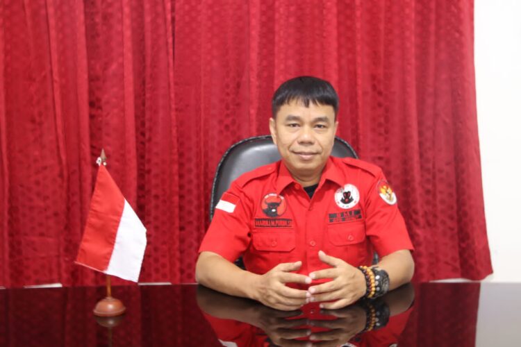 Sekretaris DPD Banteng Muda Indonesia (BMI) Sumut, Maruli Manogang Purba.