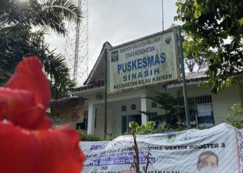 Kantor Puskesmas Sinasih di Kecamatan Silau Kahean, Simalungun.
