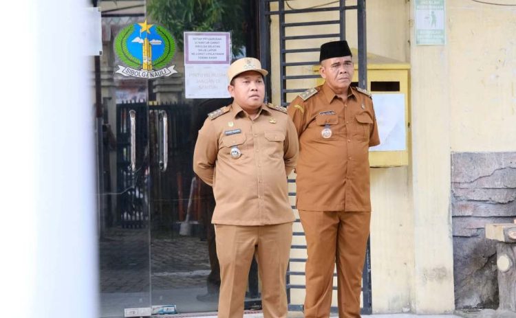 Tingkatkan Disiplin ASN Wali Kota Sibolga Pimpin Apel Pagi di Kecamatan Sibolga Selatan